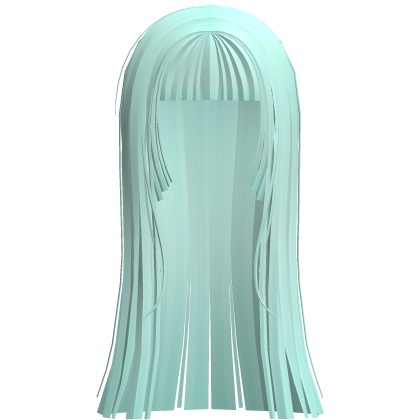 ♡: pretty doll straight long hime in teal Roblox item