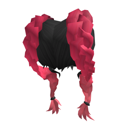 Red Ombre Braids Roblox item