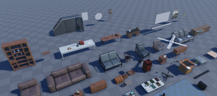 Home Furniture Props Pack preview 1