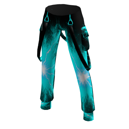 Cyan Colorshock Pants