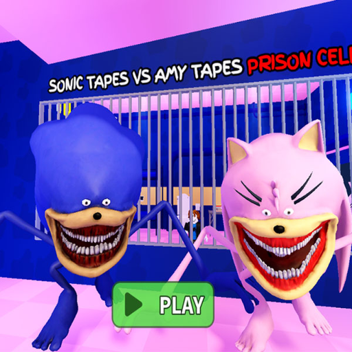 SONIC TAPES VS AMY TAPES BARRYS PRISON RUN OBBY !!