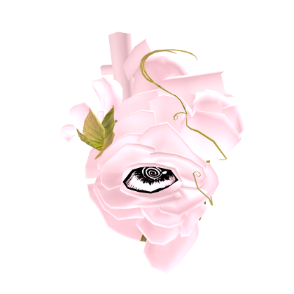 [ White emmissive]Beating Heart of Flowers  