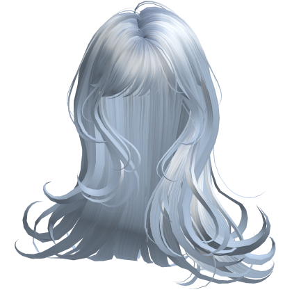 Silky Long Angelic Swirly Hair (Sky Blue)