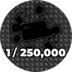 Collected a 1 / 250,000 Card!