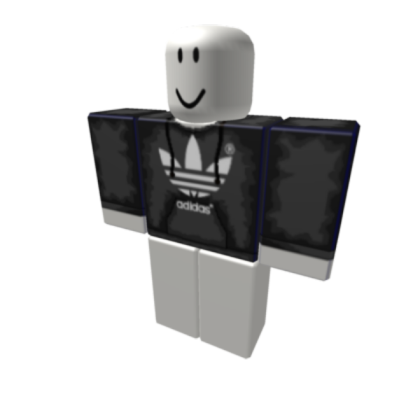 Black Adidas Hoodie Roblox decal