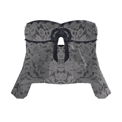 Smokey Grey Ruffle Lace Dress