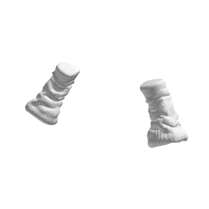 Bright Chunky Arm Warmers White