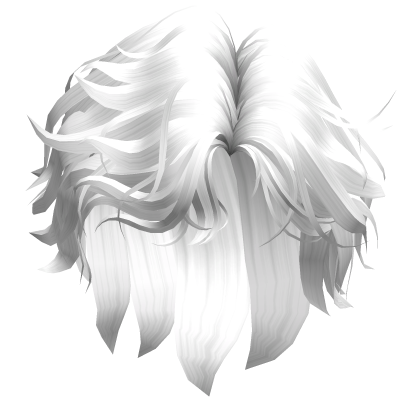White Wavy Boy Hair Roblox item