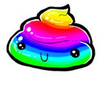 rainbow poopoo
