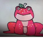 Strawberry frog