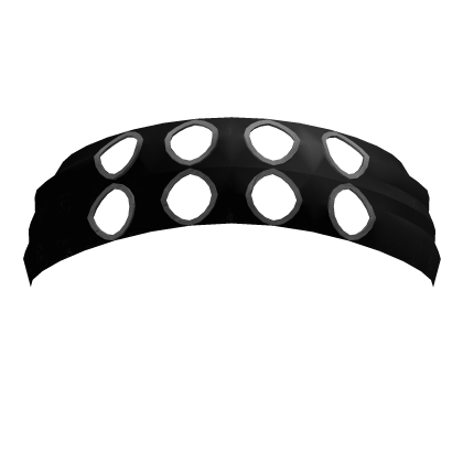 Silver Eyelet Headband