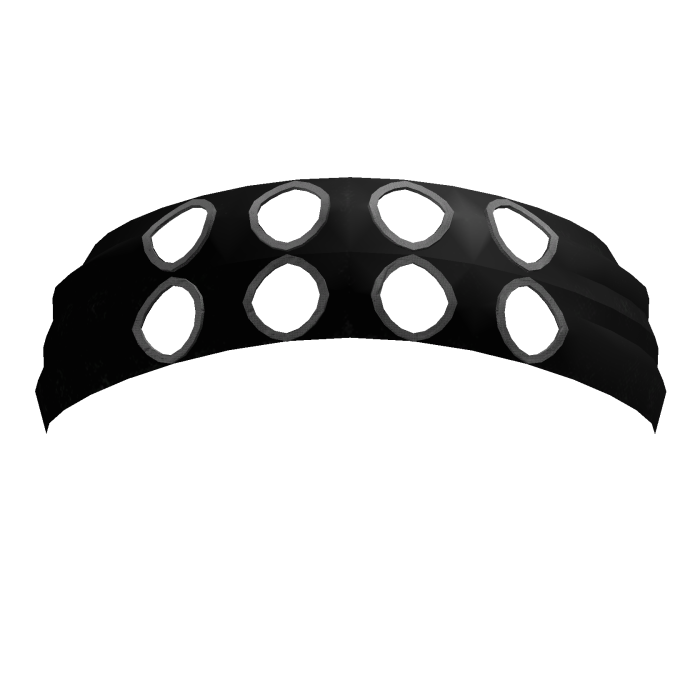 Silver Eyelet Headband