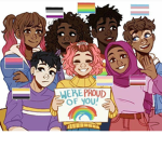 ALL OF THE LGBTQ+ AND SUPPORTERS