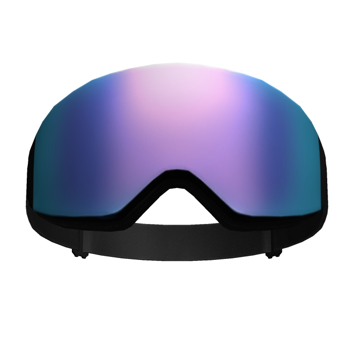 Raised Gradient Ski Goggles [Blue]