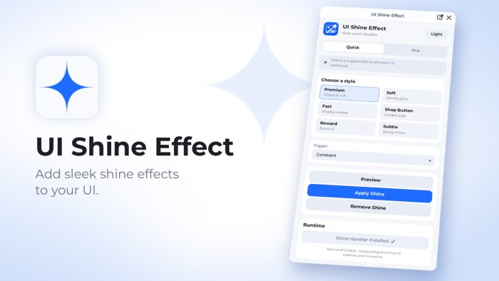 UI Shine Effect preview 1