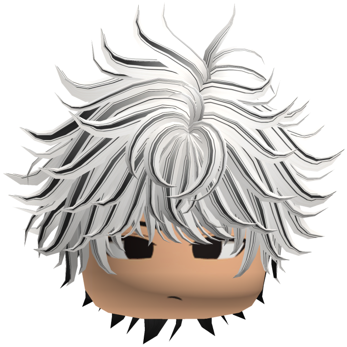 Moe Vkei White & Black Long Messy Hair Combo