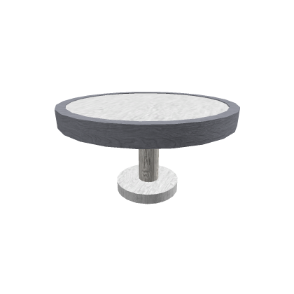Round restaurant table