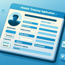 Admin Training Application