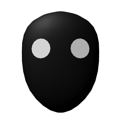 Blank Black Mask Roblox item