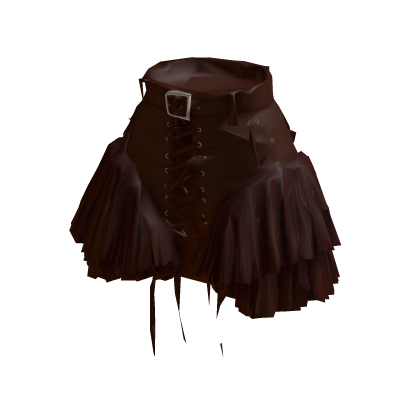Brown Gothic Corset Skirt