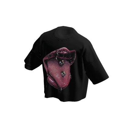 y2k Pierced Tongue T-Shirt thumbnail