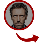 Dr House Red Circle