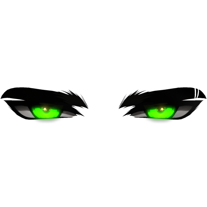 GLOWING Green Eyes Ojos Cansados Verdes Brillantes