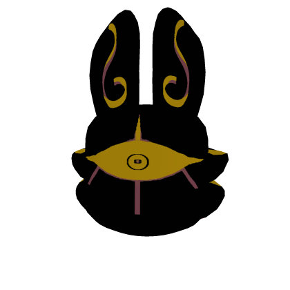 Cryptic Shadow Bunny Face Roblox item