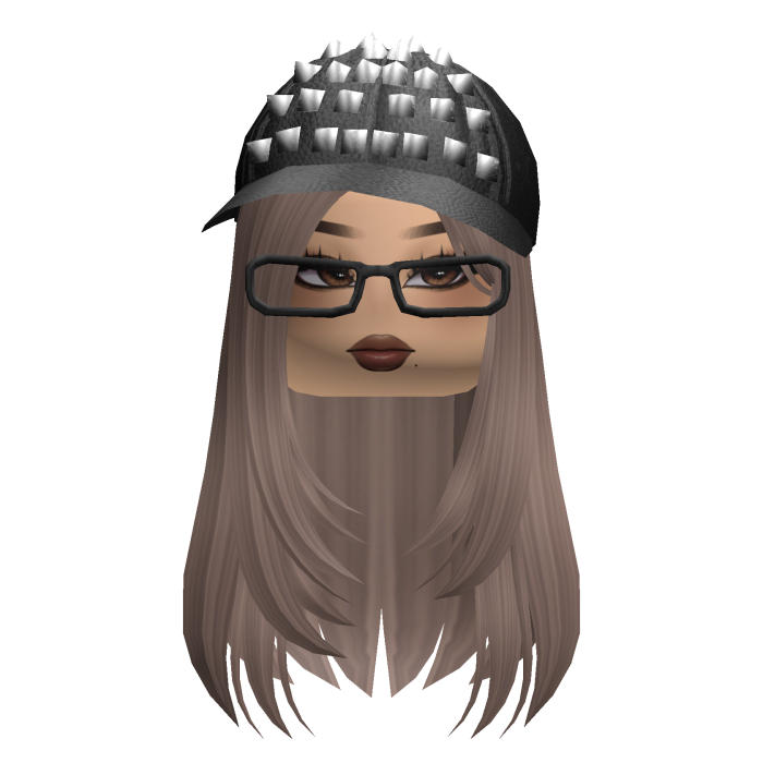 Y2K Cool Girl Layered Hair w/ Studded Cap & Makeup
