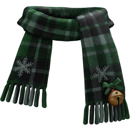 Green Christmas Plaid Scarf 1.0 Roblox item