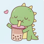 +boba Dino+