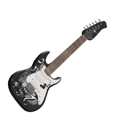 scene electric guitar