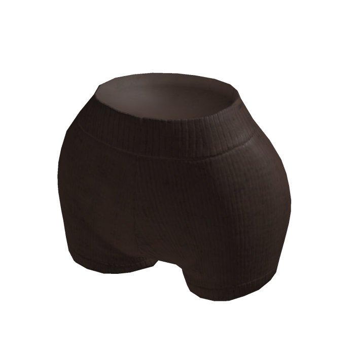 Brown Knit Shorts