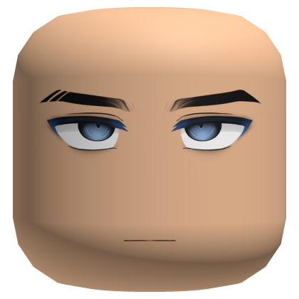 Intimidating Face W/ Blue Eyes Roblox item