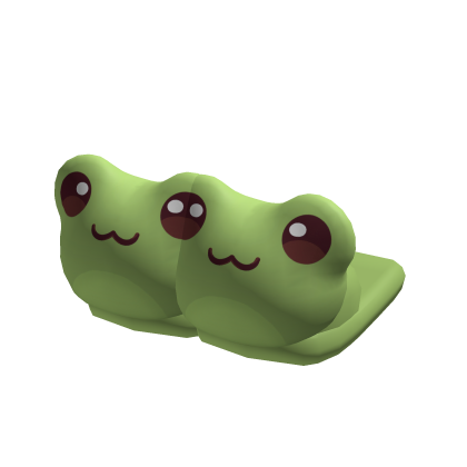 ♡ frog slippers thumbnail