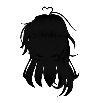 Glowing Void Anime Long Hair Roblox item