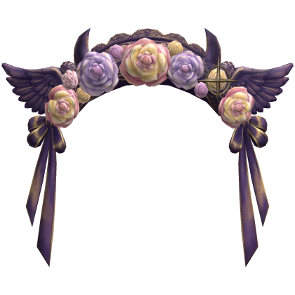 Pink Purple Rose Wing Halo