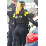 politie kleren met ranken