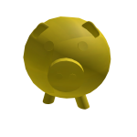 Gold Winners Piggy Bank