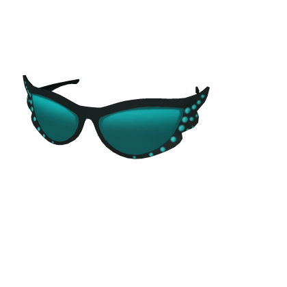 Cyan Butterfly Shades