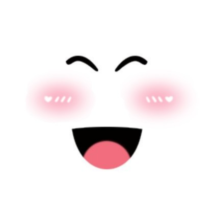 Happy Face/ Heart Blush Roblox decal