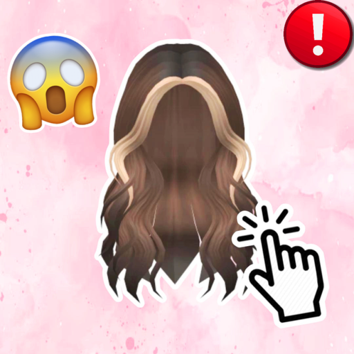 Glass Bridge Cute Hair Fun Obby official Roblox game thumbnail