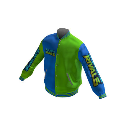 supremerivals blue and green jacket