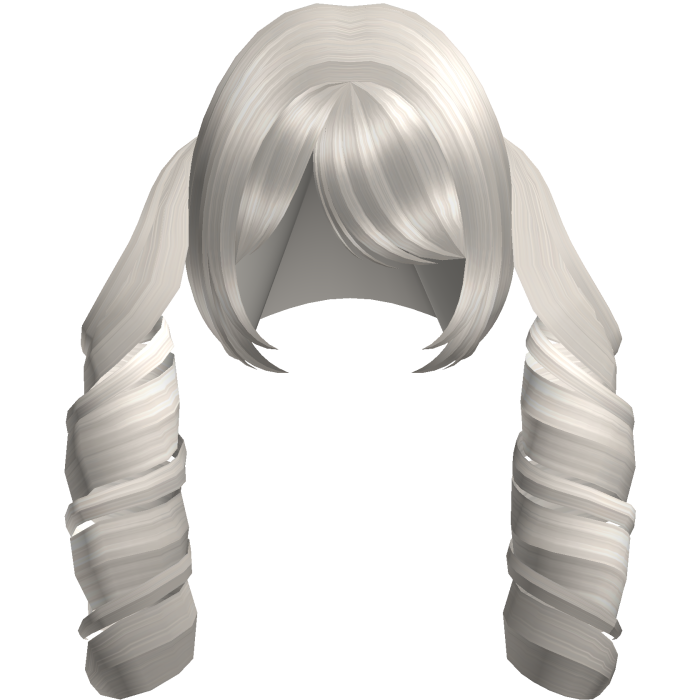 Long Twin Braids with Curtain Bangs (Blonde)