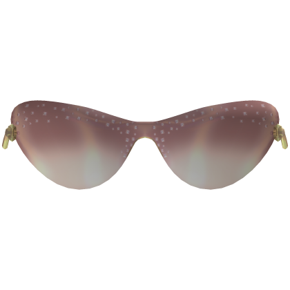 Rhinestone Y2K Pink Sunglasses
