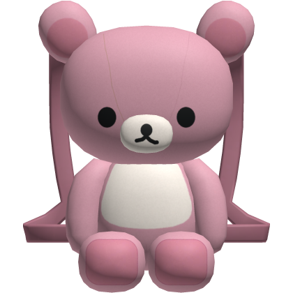 Cute Pink Rilakkuma Korilakkuma Bear Plushie [3.0] Roblox item