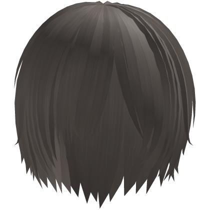 melancholic emo anime moe soft boy hair ash brown Roblox item