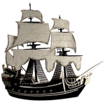 Pirate ship paper