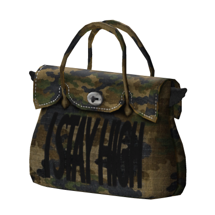 high camo black bag
