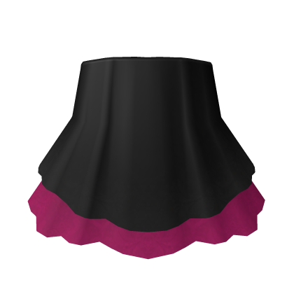 🩷🦇 Layered train skirt - Pink & Black [2.0] Roblox item